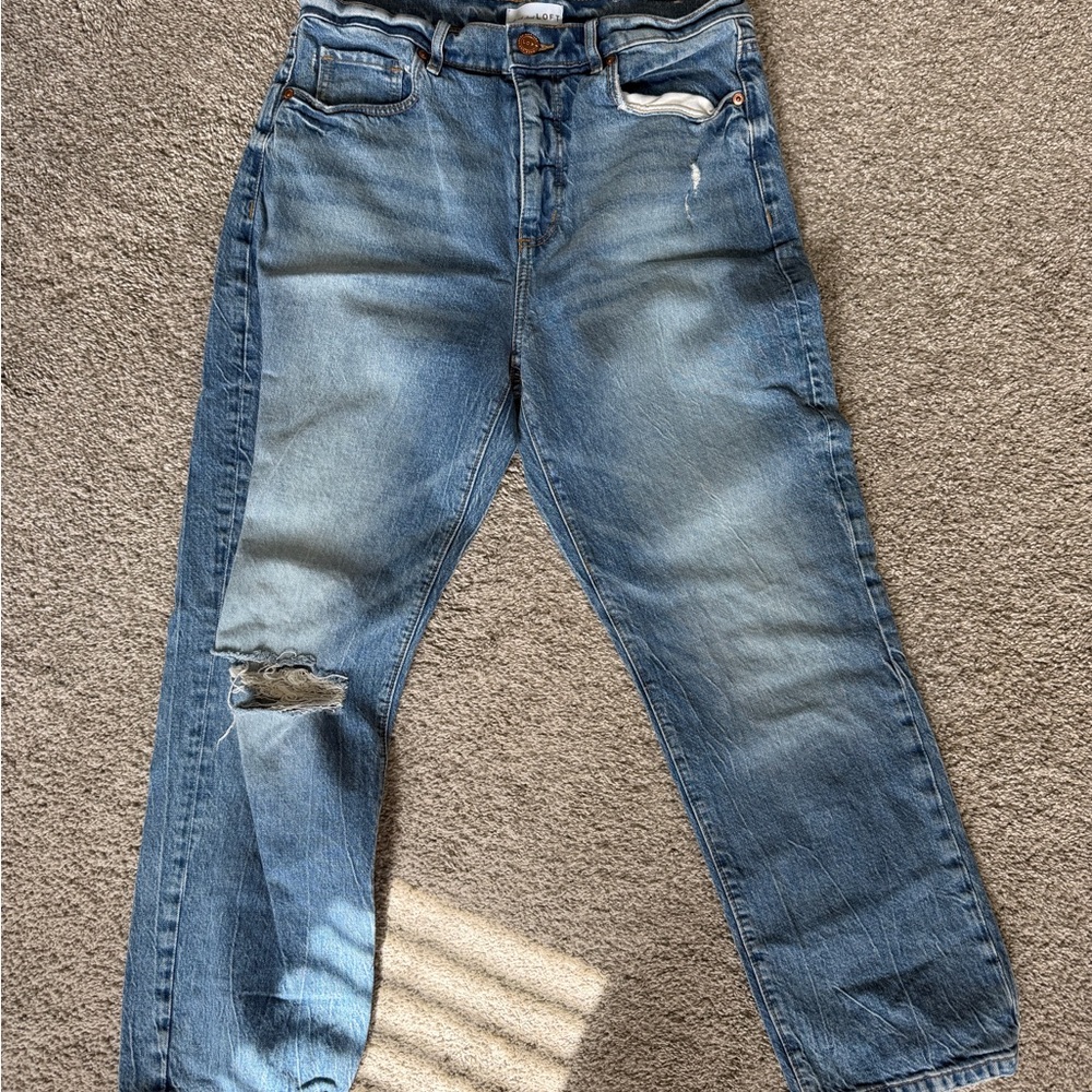 Blue Distressed Jeans
